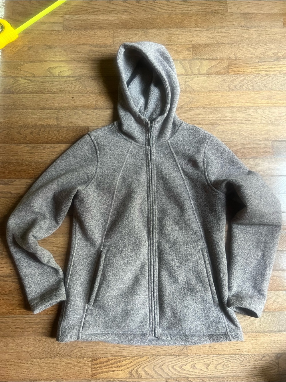The North Face Dusty purple Hooded stretch fleece jacket